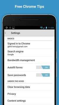 Tips Google Chrome‎ Fast 2017 screenshot 1