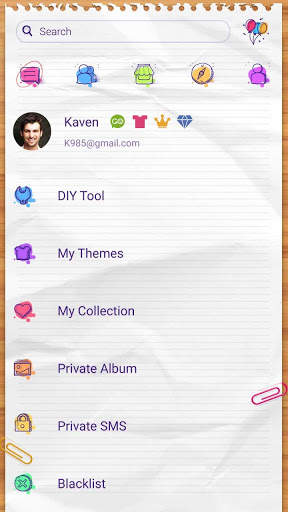 (FREE) GO SMS BALLPEN THEME screenshot 5