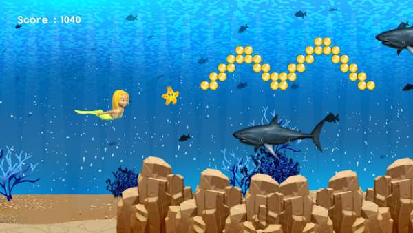 Mermaid Shark Attack screenshot 2