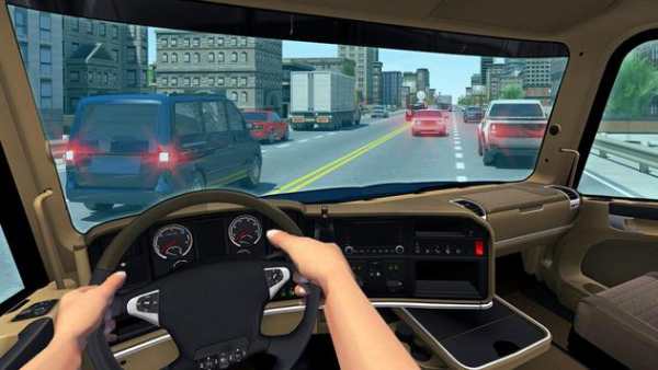 Racing in Bus screenshot 1