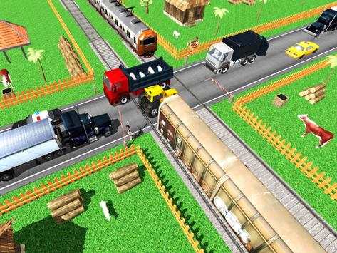Real Railroad Train Crossing - Free Train Games screenshot 10