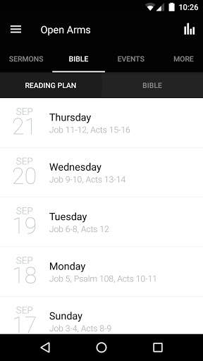 Open Arms Church App screenshot 2