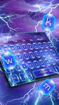 3D Lightning Keyboard Theme screenshot 3