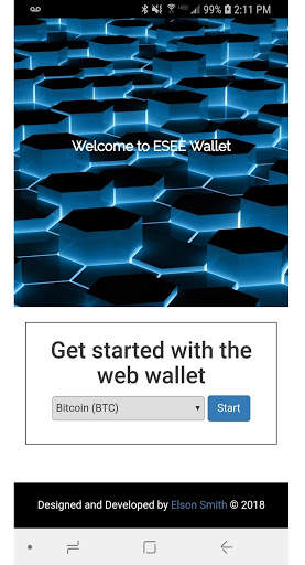 ESEE Crypto Wallet 1 تصوير الشاشة