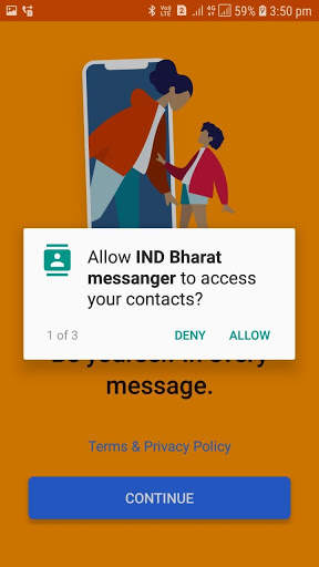 IND Bharat messenger - free chat and video calls screenshot 6