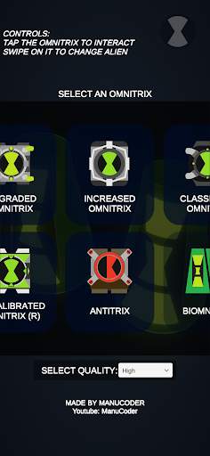 Omnitrix Simulator 3D | Over 10 aliens viewer screenshot 7