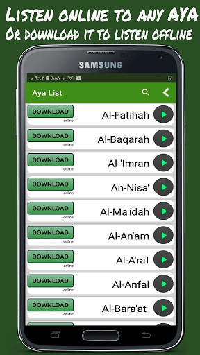 Listen to Holy Quran by all Famous Reciters screenshot 3