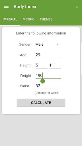 Body Index screenshot 1