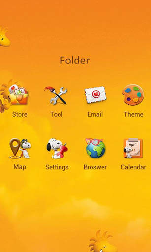 Snoopy GO Launcher Theme screenshot 4