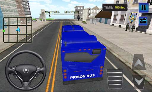 Police Bus Criminals Transport screenshot 8