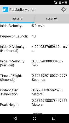 Projectile Motion Calculator скриншот 6
