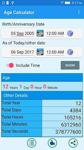 Age Calculator screenshot 1