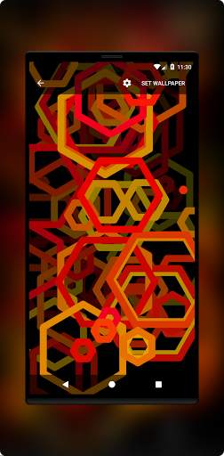 Hex AMOLED Neon Live Wallpaper 2021 screenshot 6