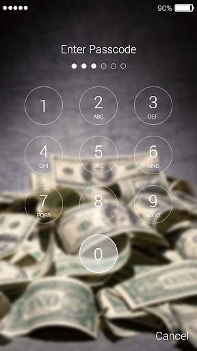 Dollars Lock Screen 4 تصوير الشاشة