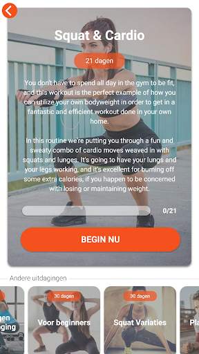 De Squat Challenge - 30 Dagen Squat Uitdaging screenshot 2