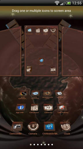 Next Launcher Chocolate Theme screenshot 5