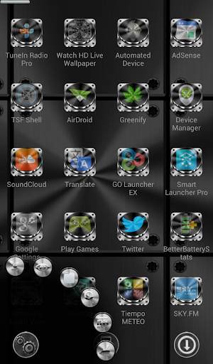 Next Launcher Theme Metalworks screenshot 4