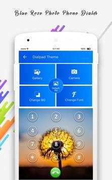 Blue Rose Photo Phone Dialer screenshot 2