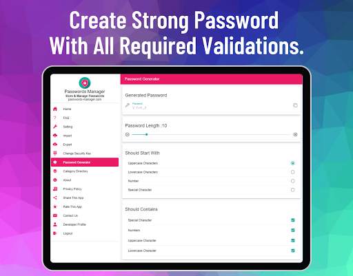 Passwords-Manager скриншот 12