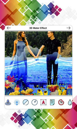 3D Water Effects Photo Editor Water Splash Picture 7 تصوير الشاشة