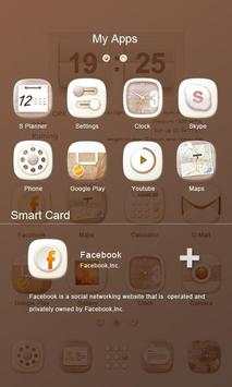 White Wooden GO Launcher Theme screenshot 4