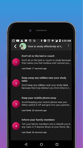 Smart Study tips and techniques guide offline screenshot 3