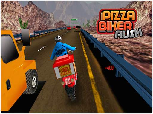 Pizza Delivery Bike Rider - 3D Racing screenshot 13