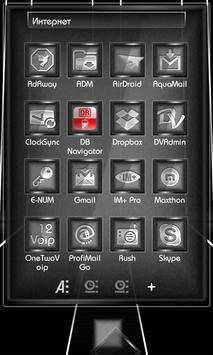 Next Launcher 3D Theme Stun-BW screenshot 3