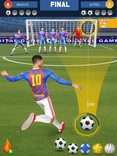 Soccer Kicks Strike Game screenshot 9