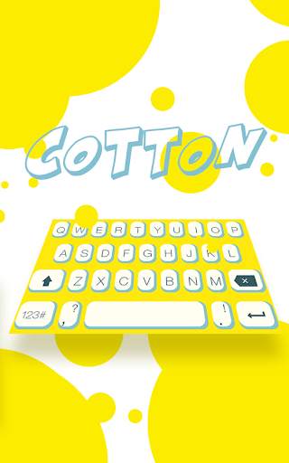Cotton Keyboard Theme screenshot 1