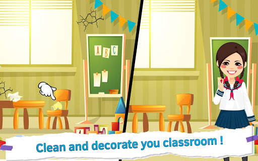 High School Classroom My Teacher: Games For Kids screenshot 2