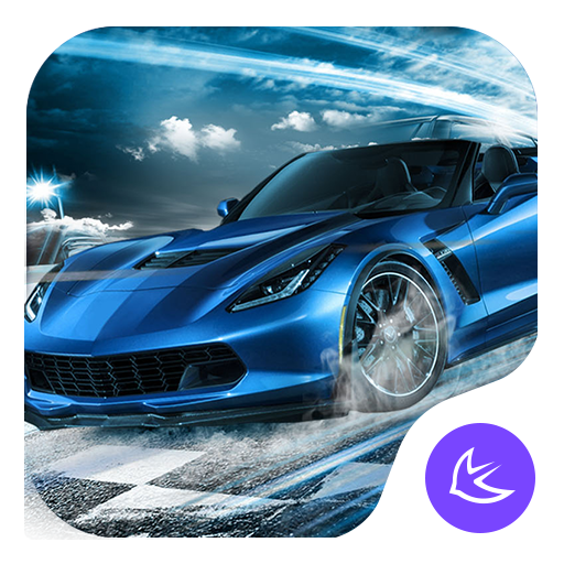Blue Lightning Cool Car theme &amp; wallpapers आइकन