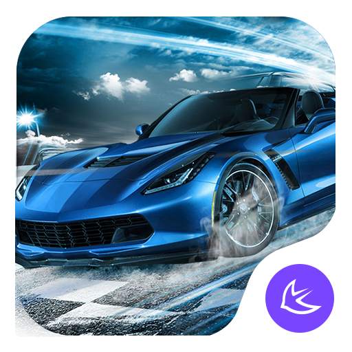 Blue Lightning Cool Car theme & wallpapers 70.0.1001