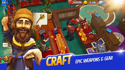 Shop Titans: RPG Idle Tycoon screenshot 1