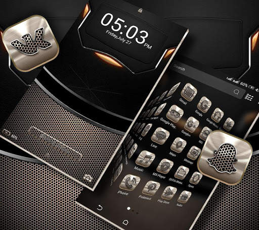 Metalic Launcher Theme screenshot 6