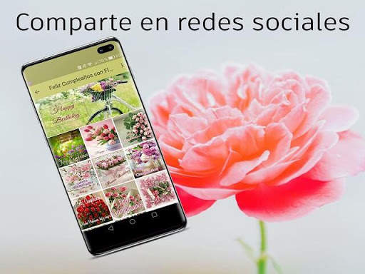 Feliz Cumpleaños Con Flores screenshot 3