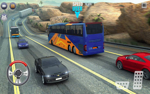 Passenger Modern Bus Simulation-City driving 2021 screenshot 2