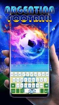 Keyboard Sepak Bola Argentina screenshot 1