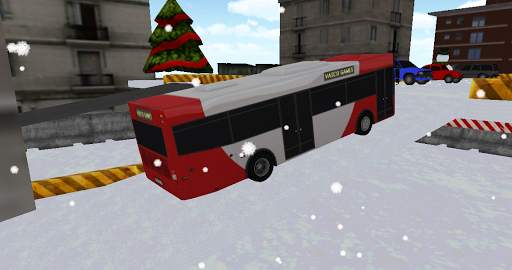 Bus winter parking - 3D game screenshot 10