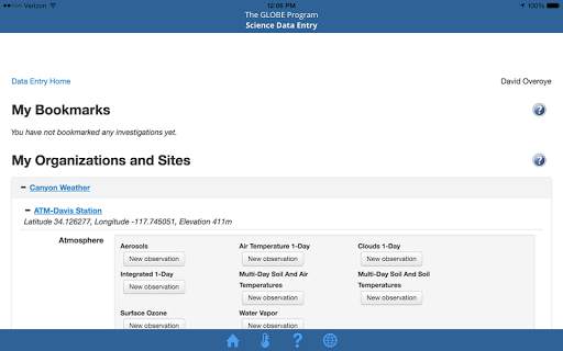 GLOBE Data Entry screenshot 10