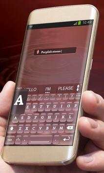 Purplish stones AiType Theme screenshot 3