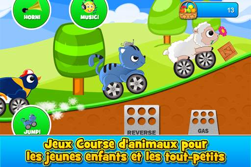Animal Cars Kids Racing Game screenshot 1