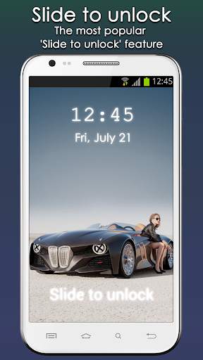 Concept Cars Lock Screen 2 تصوير الشاشة