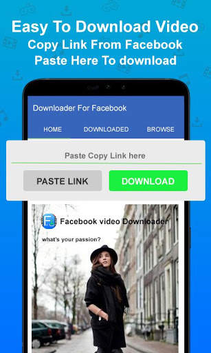 Video Downloader for Face-book - Easy Download screenshot 1