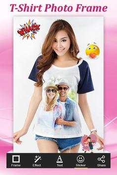 Photo on Girl's T-shirt : Photo Editor 4 تصوير الشاشة