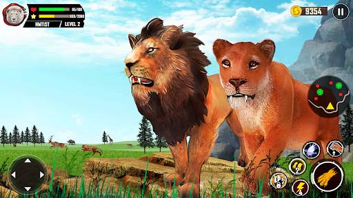 Lion Simulator Animal Games 3d screenshot 4