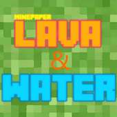 Minepaper: Lava and Water
