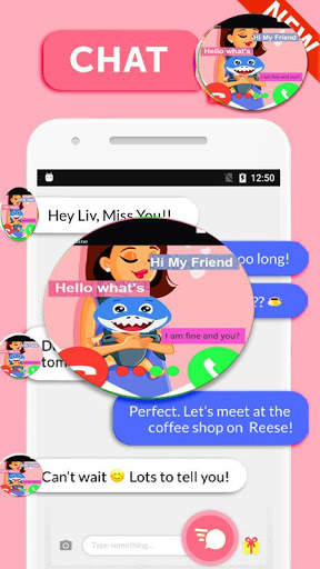 chat with baby mami shark prank screenshot 1