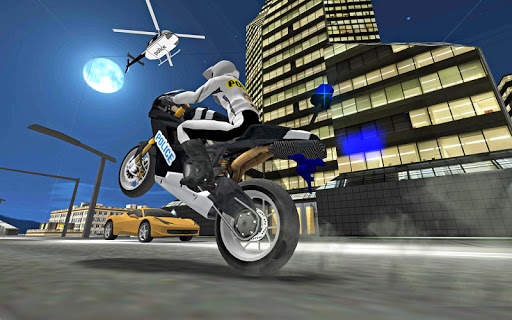 City Police MotorBike 3D Driving Simulator screenshot 6
