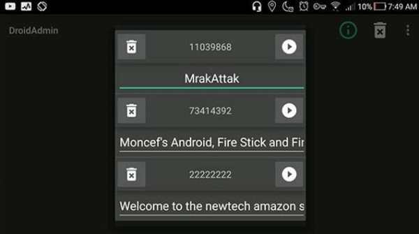 DroidAdmin for Android - Advice screenshot 4